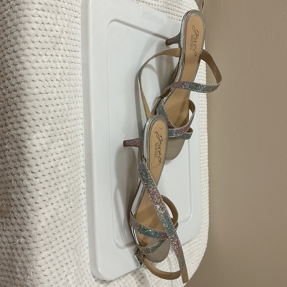 Badgley Mischka Jewel Glitter Heels - Picture 5 of 5